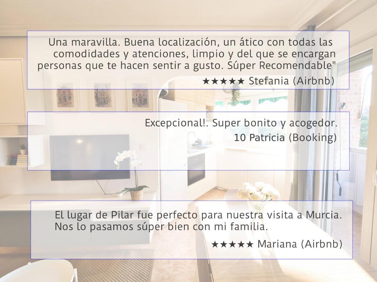 Apartamento Ático Azalea - Corazón del Carmen, doble balcon, wifi Murcia Exterior foto